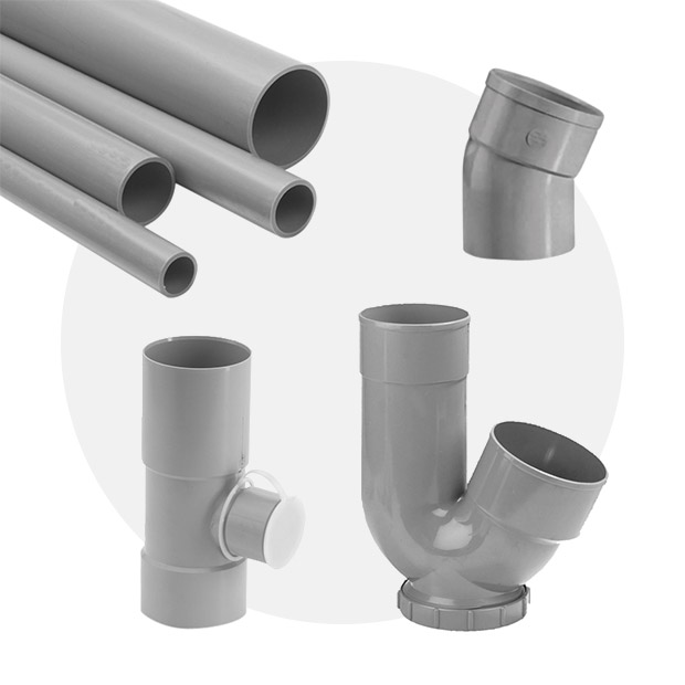 HWA buizen en hulpstukken PVC